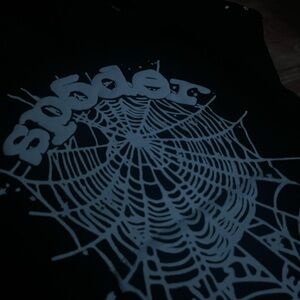 Sp5der OG Black Web Hoodie
